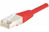 Cordon RJ45 crois� CAT 6 S/FTP rouge - 1 m