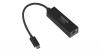 VISION USB-C TO ETHERNET ADAPTER COULEUR NOIR